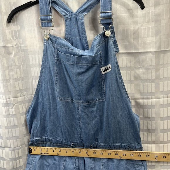 BELINDA Women OVERALL Pants  Size S Color Blue LIGHT WASH - Picture 4 of 16